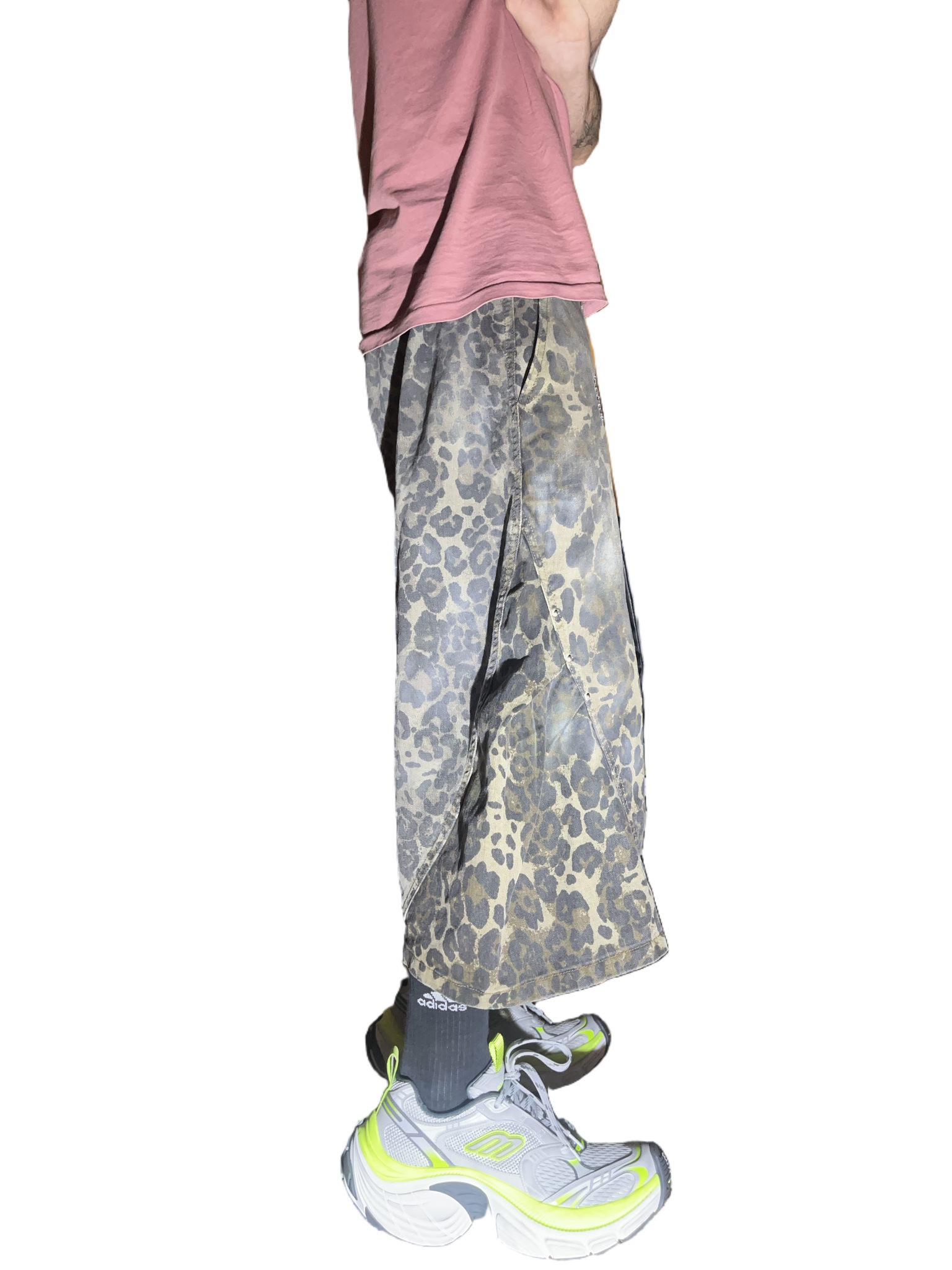 Leopard Rhinestone Colossus Jorts