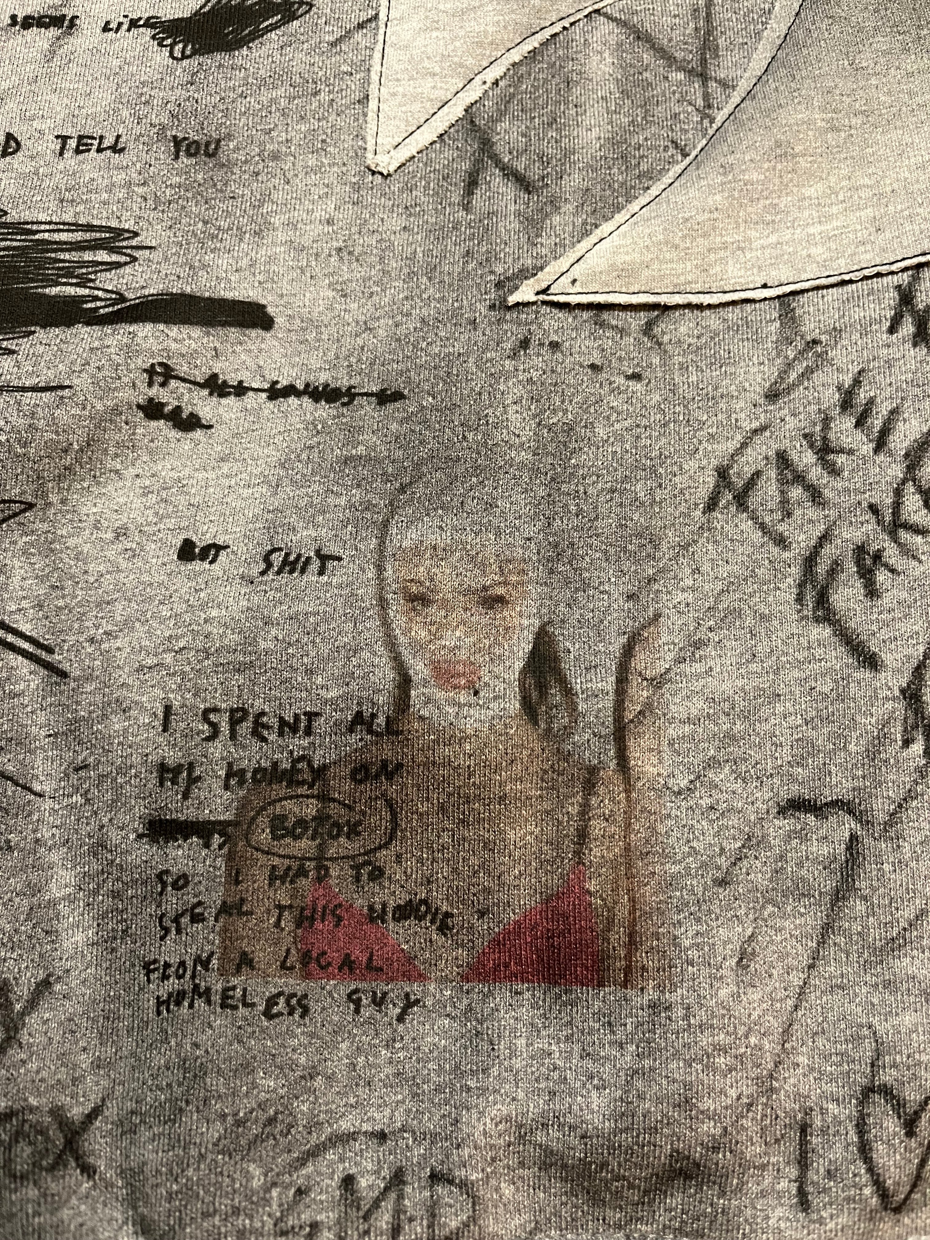 BOTOX GRAFFITI ZIP-UP HOODIE