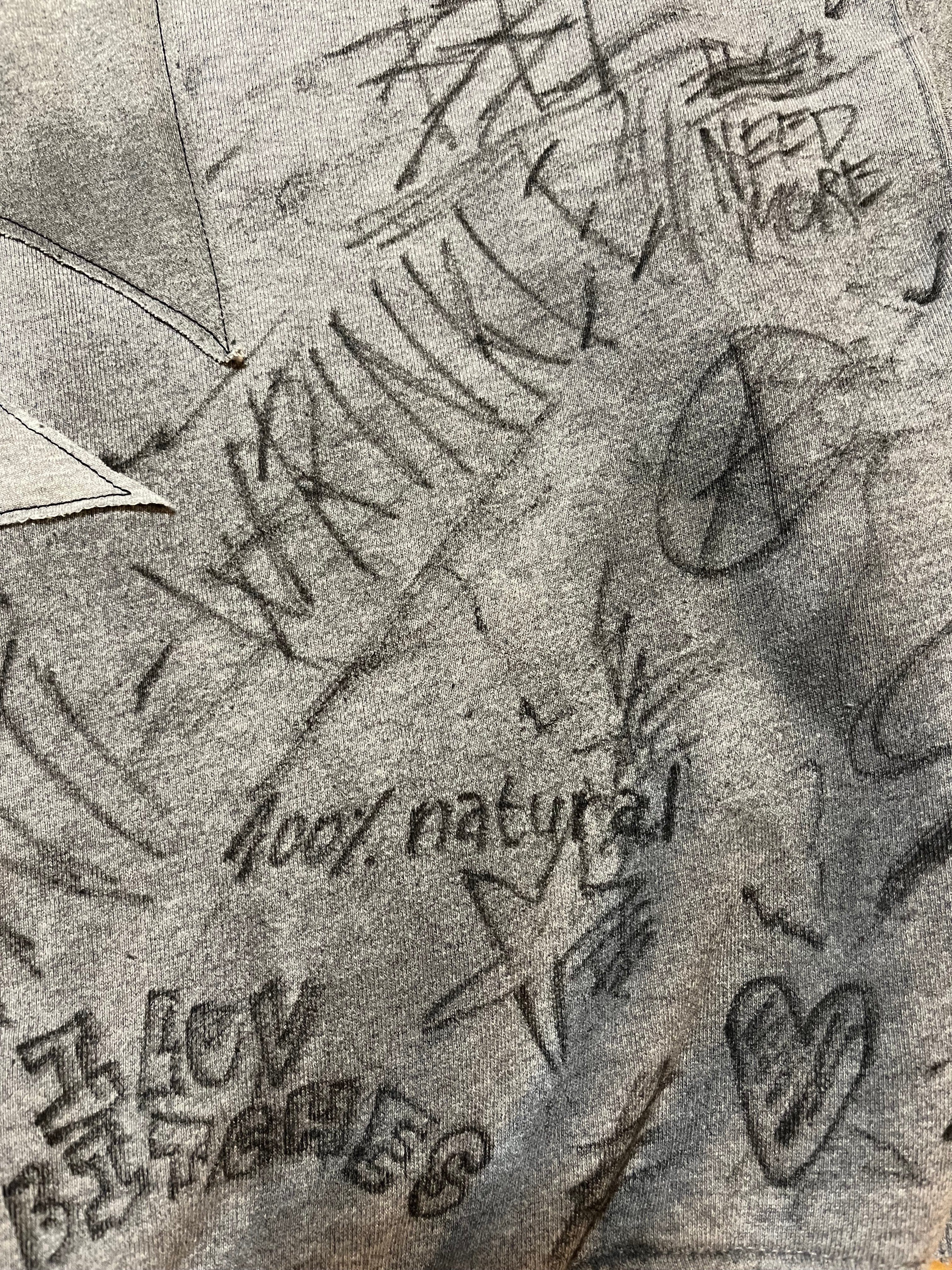 BOTOX GRAFFITI ZIP-UP HOODIE