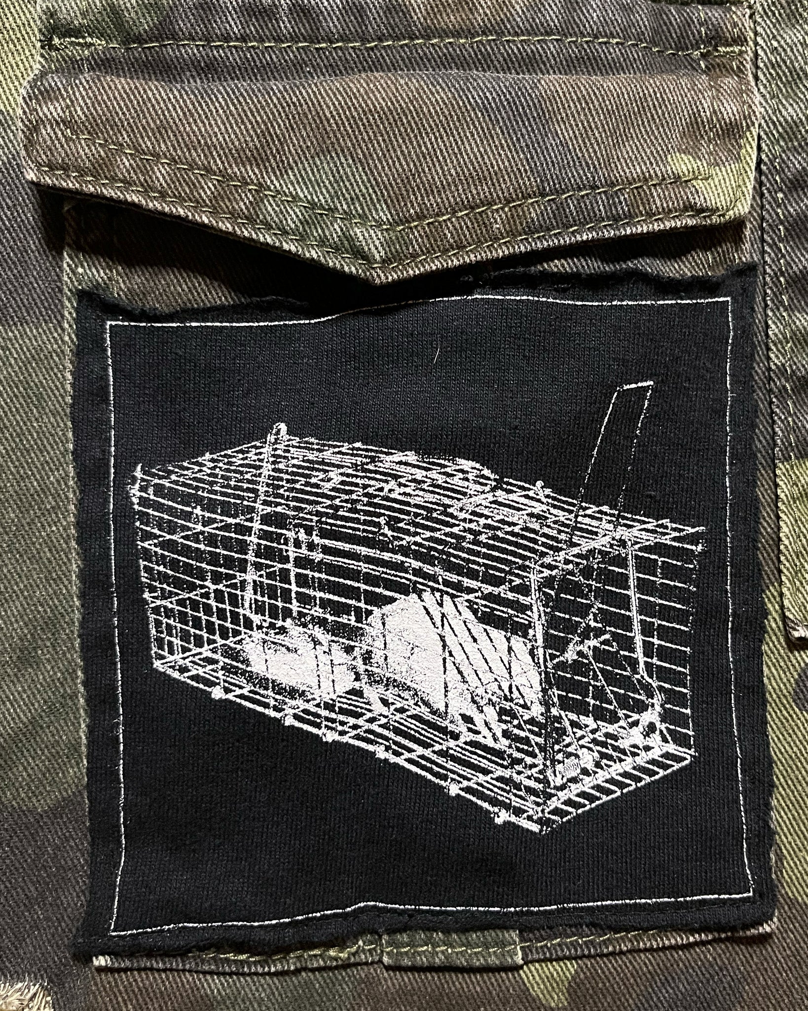 Rats Camo Cargo Shorts