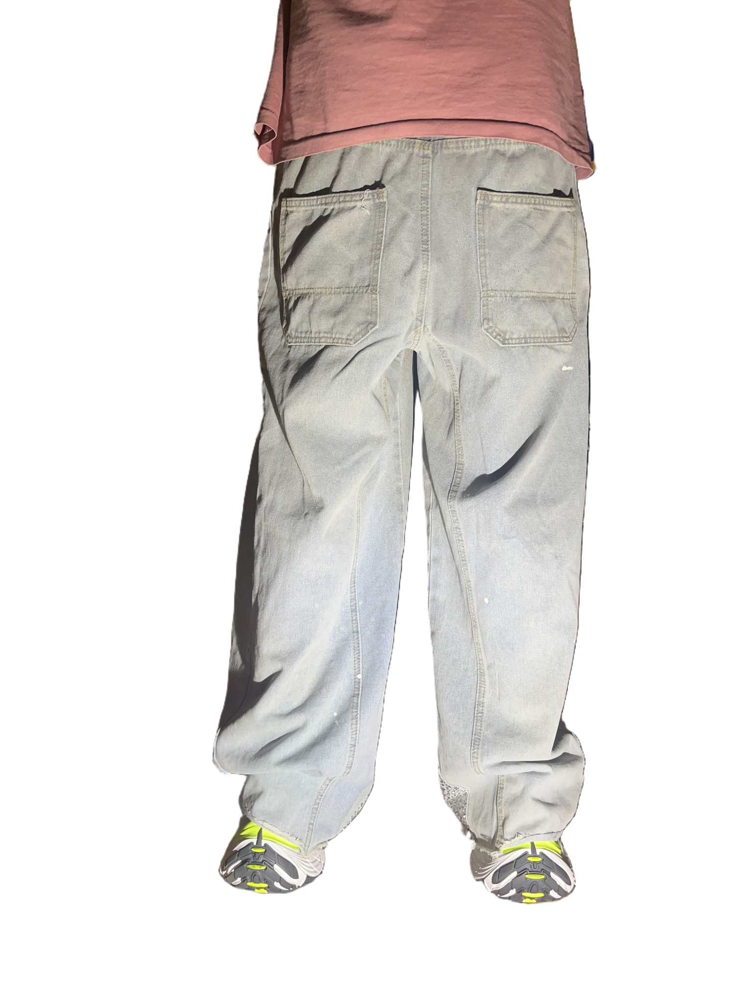 Shattered Glass Baggy Carpenter Jeans