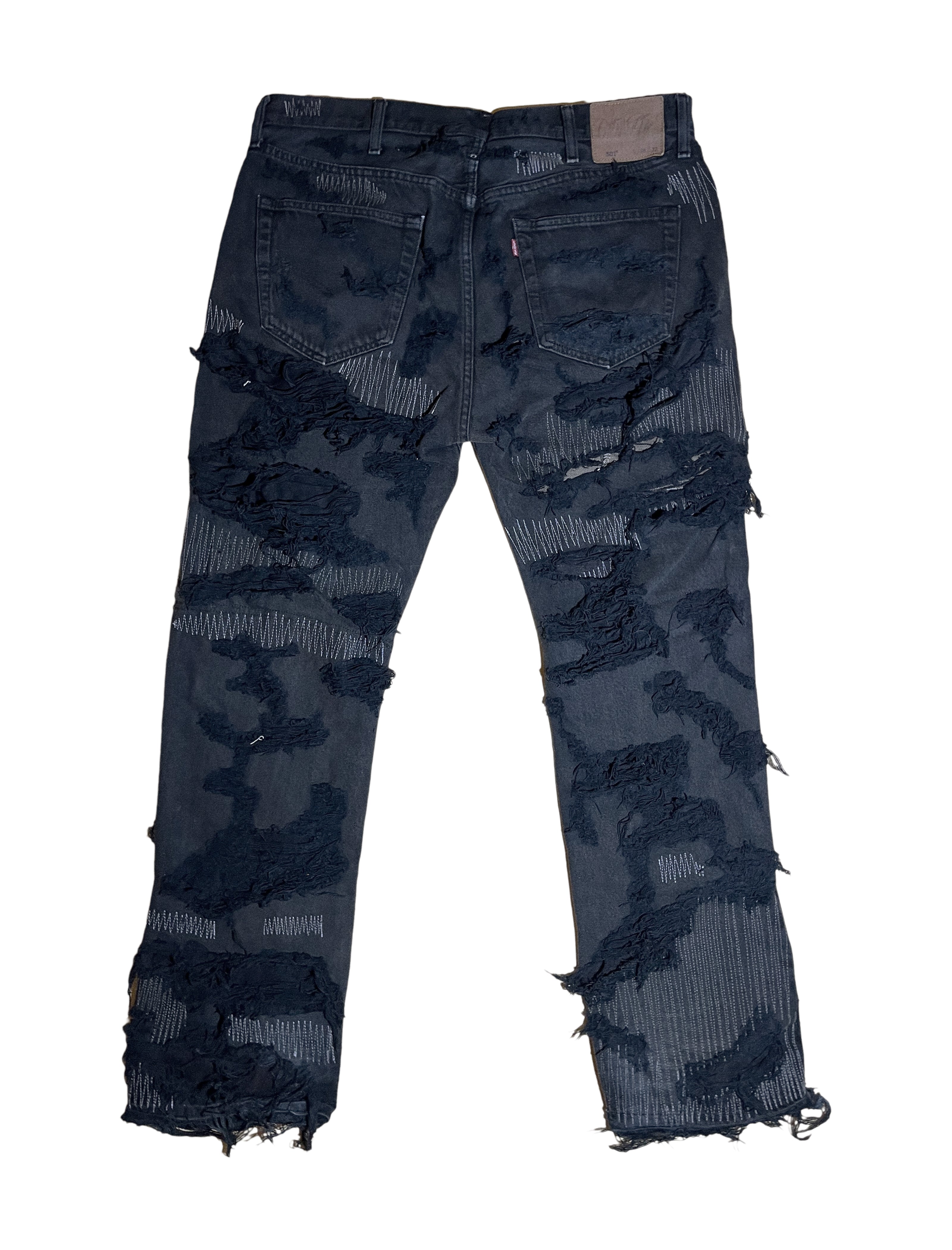 1 OF 1 CRUST PUNK JEANS