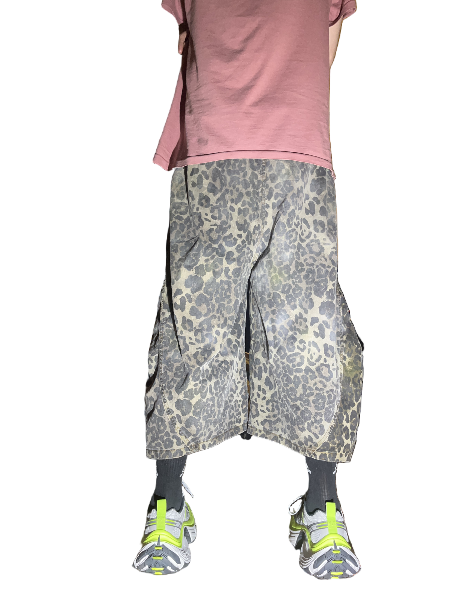 Leopard Rhinestone Colossus Jorts