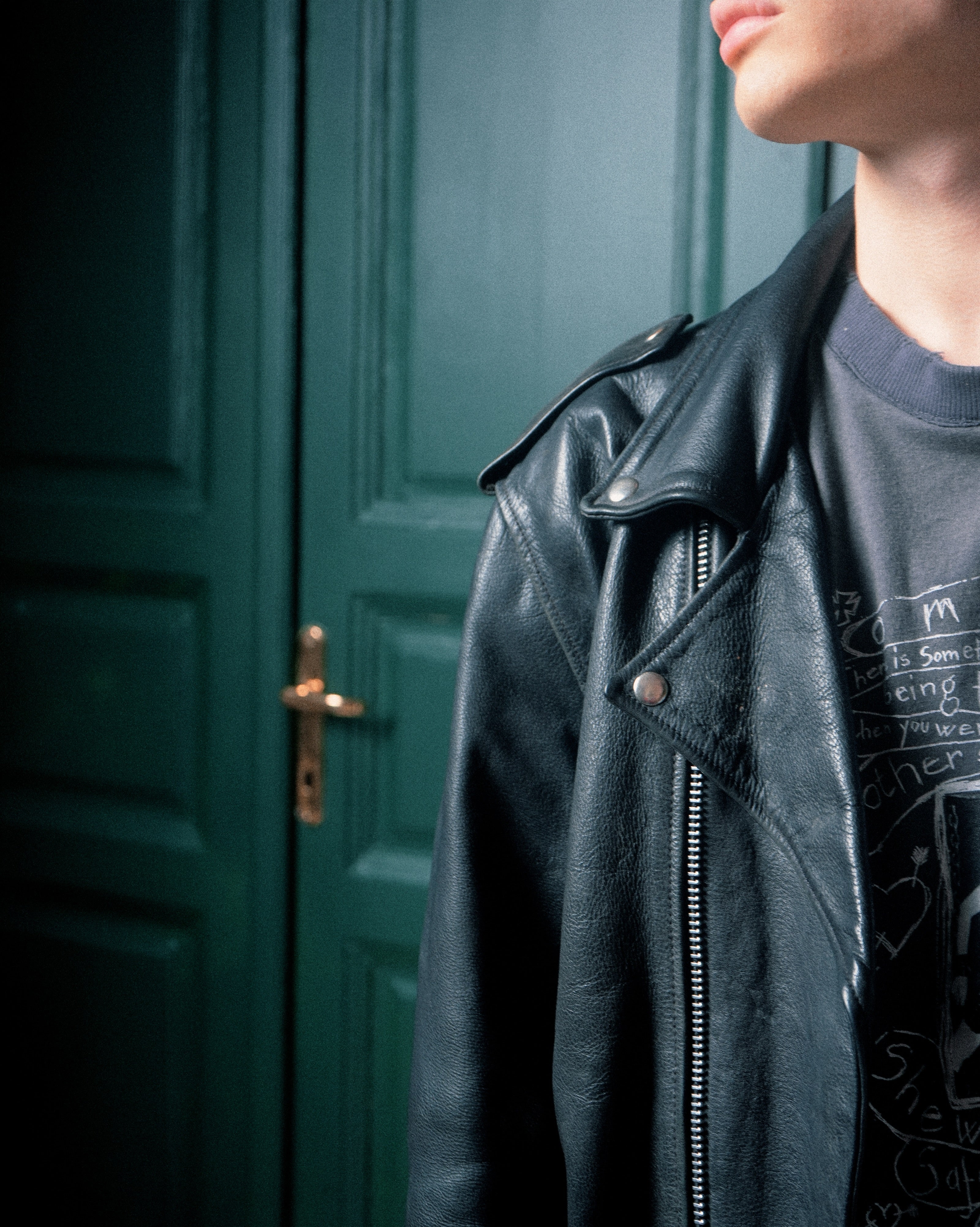 1 OF 1 DOUBLE RIDER LEATHER JACKET