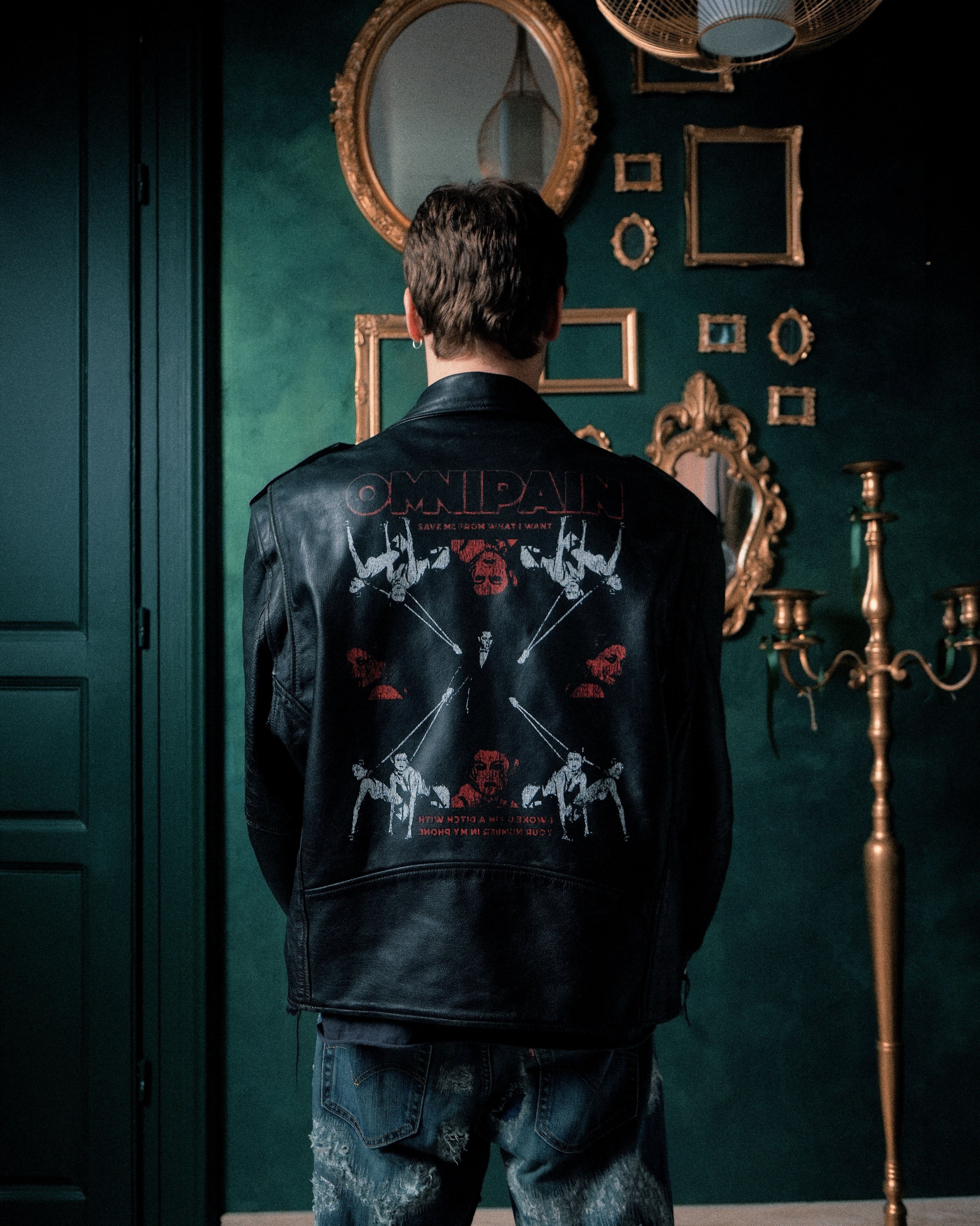 1 OF 1 DOUBLE RIDER LEATHER JACKET