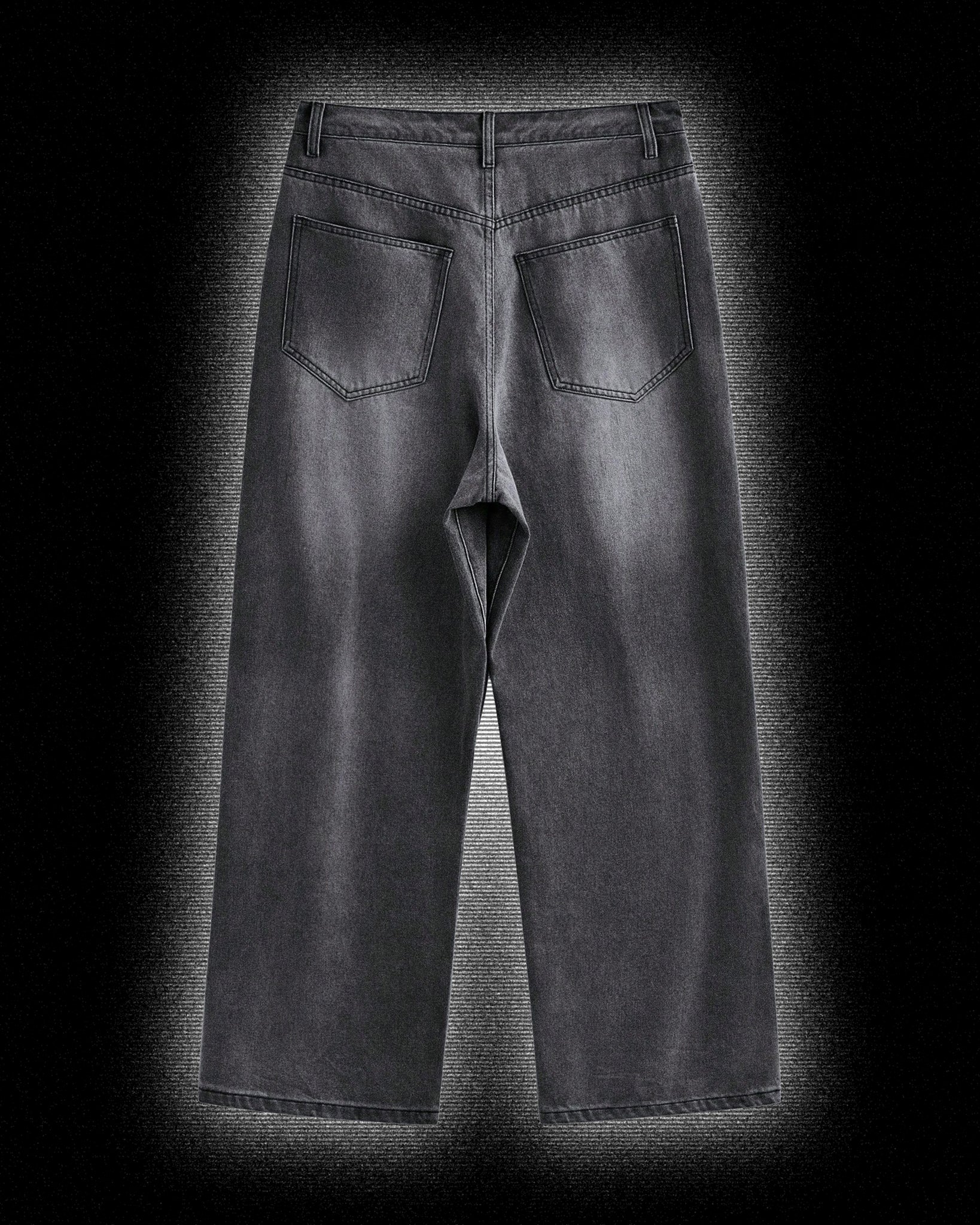 Logo-Printed Wide-Leg Jeans