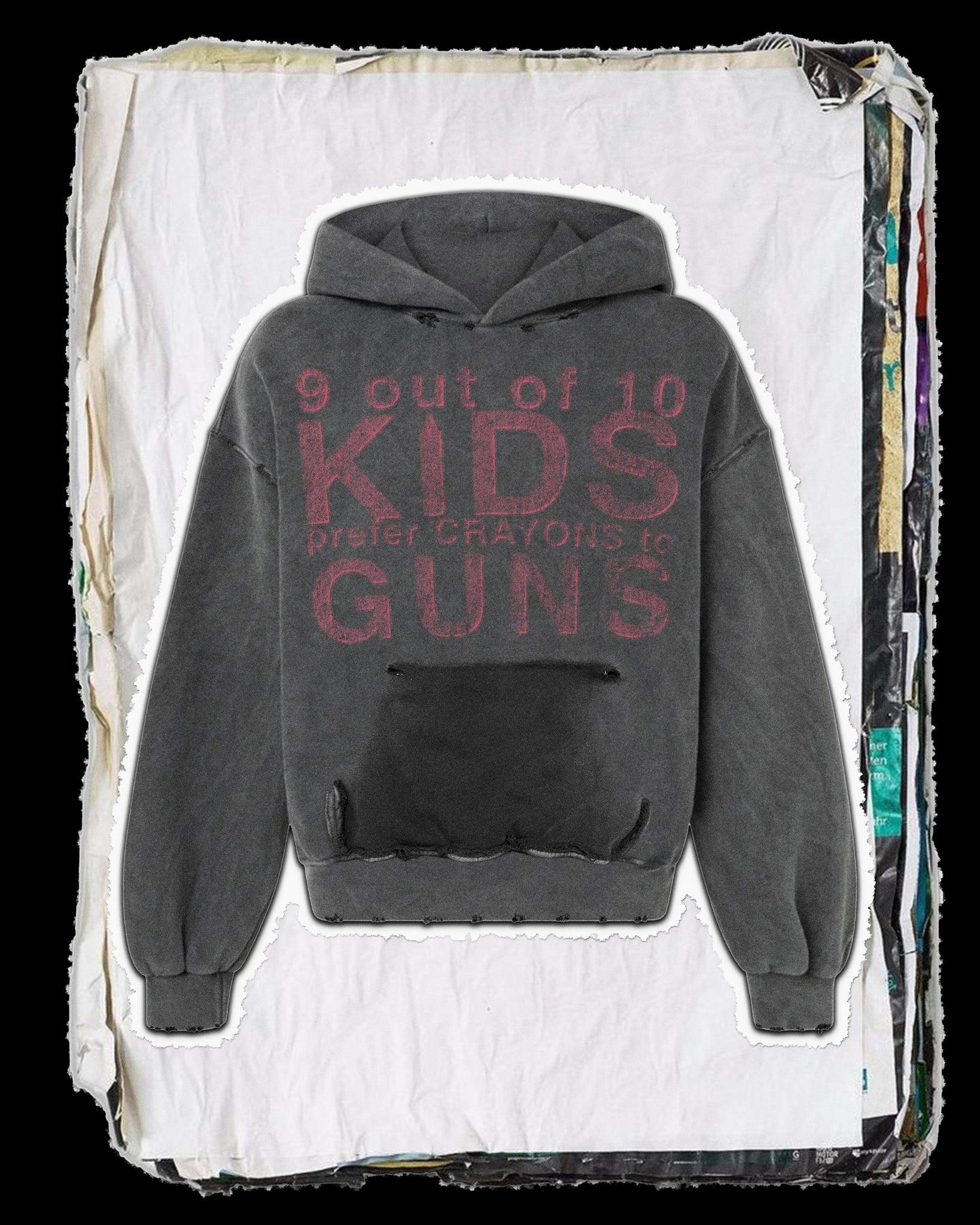 Mainline Crayons And Gun Hoodie
