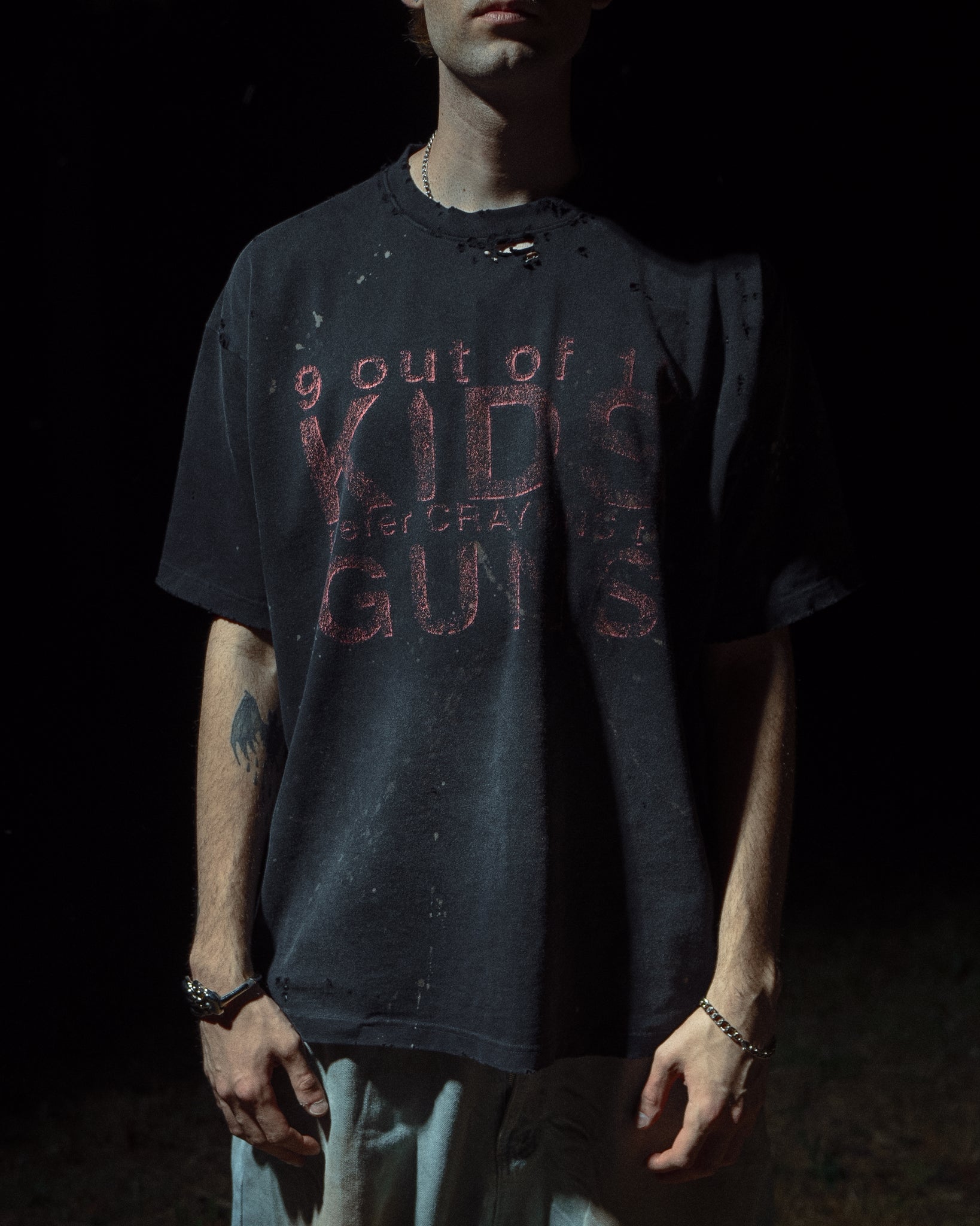 Crayons And Guns T-shirt