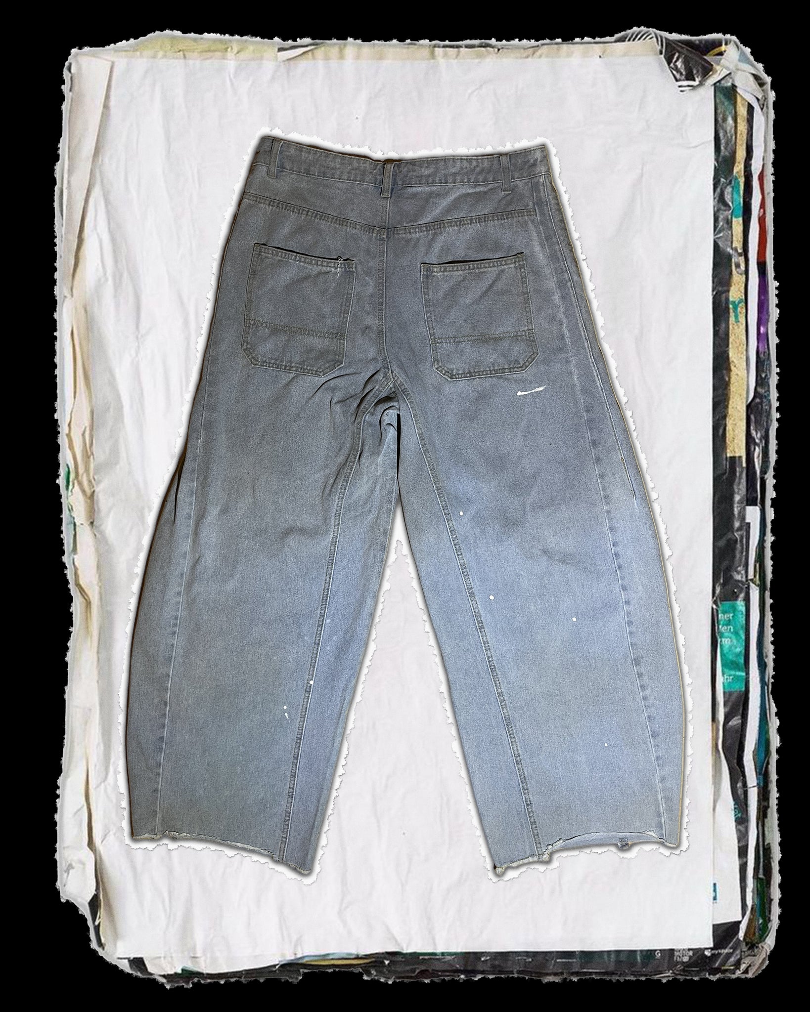 Shattered Glass Baggy Carpenter Jeans