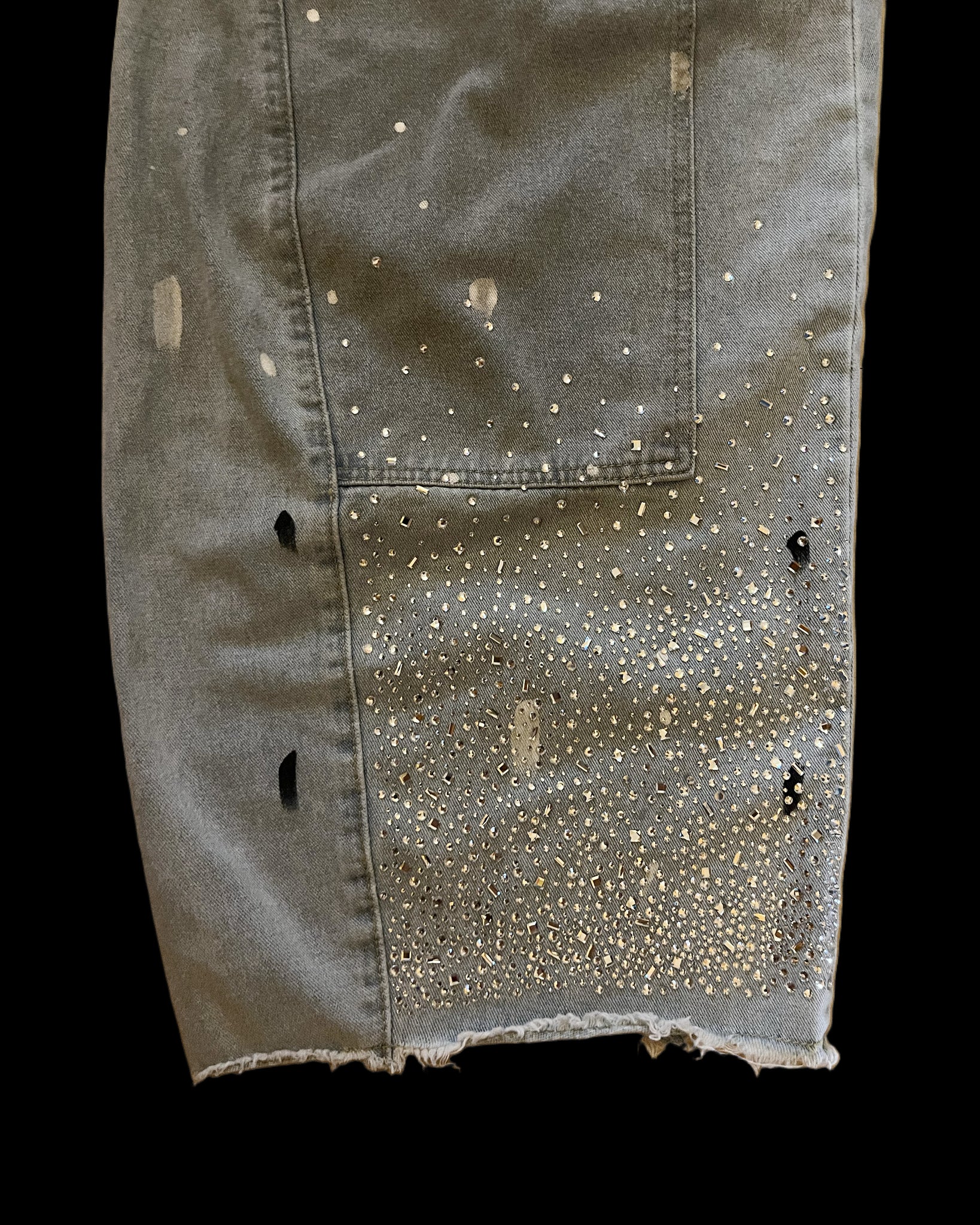 Shattered Glass Baggy Carpenter Jeans